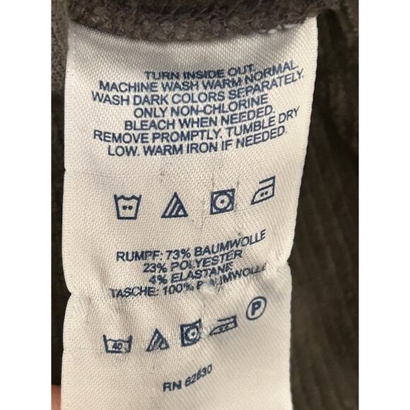 Lands’ End XL (18) Gray/Green Stretch Corduroy Pants – Soft Pull-On Style - Picture 5 of 5